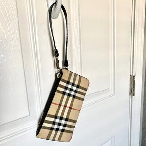 Authentic Burberry wristlet - preloved